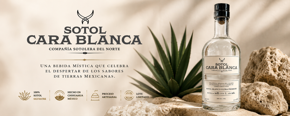 Sotol Cara Blanca Añejo Ultra Premium 750ml