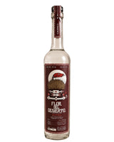 Licomar, Vinos y Licores Flor del Desierto Carne Sotol 750ml, botella de vidrio transparente con etiqueta burdeos y diseño de serpiente y cactus.
